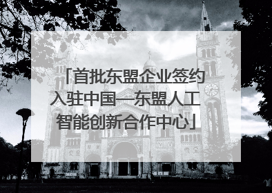 首批东盟企业签约入驻中国—东盟人工智能创新合作中心