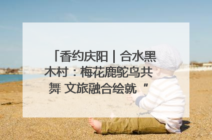 香约庆阳｜合水黑木村：梅花鹿鸵鸟共舞 文旅融合绘就“诗与远方”