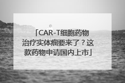 CAR-T细胞药物治疗实体瘤要来了？这款药物申请国内上市