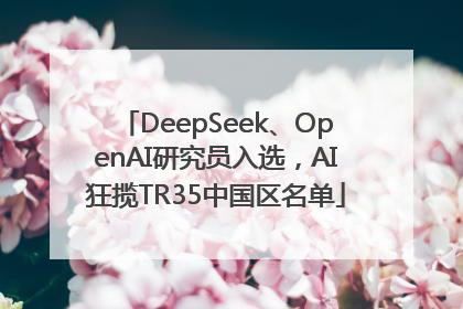DeepSeek、OpenAI研究员入选，AI狂揽TR35中国区名单