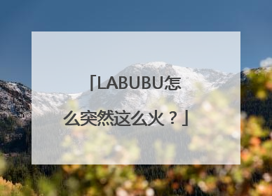 LABUBU怎么突然这么火？